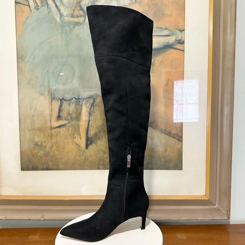 🌸MARC FISHER🌸 Qulie Over The Knee Boots In Black  Size: 6.5